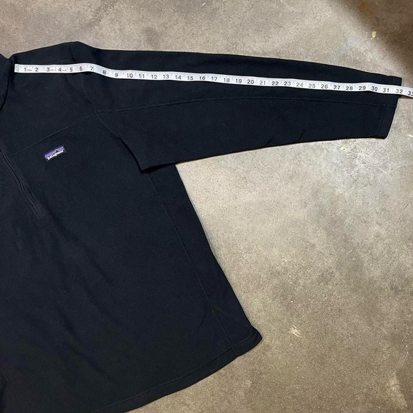 Patagonia Synchilla Fleece Quarter Zip Pullover Black XXL - Picture 7 of 8